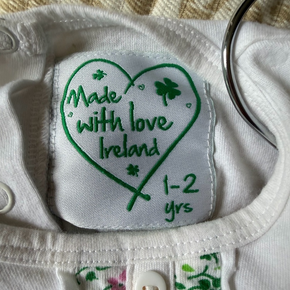 Ireland, baby shamrock Dress Size 1-2 Years by Made With  Love - Picture 4 of 7